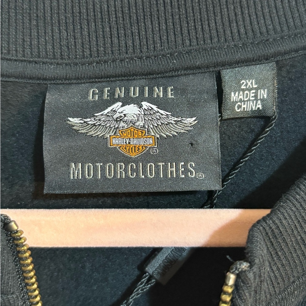 Women’s Harley-Davidson Black Top with Orange Logo - Picture 3 of 5